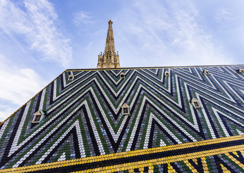 Dachziegel des Stephansdoms