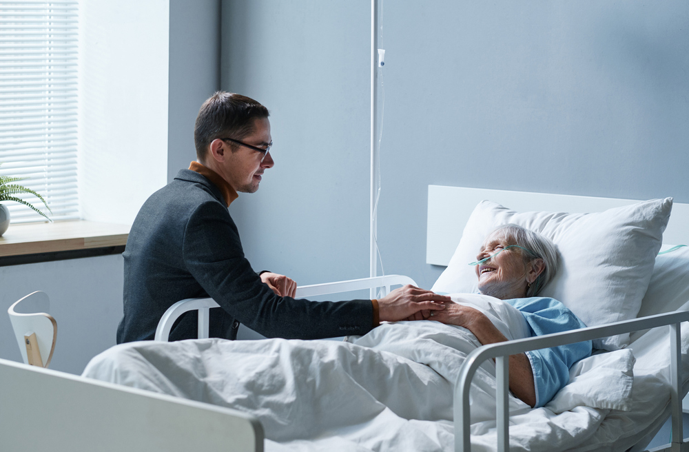 Besuch am Krankenbett