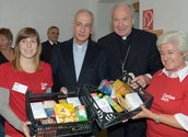 Caritaspräsident Michael Landau und Kardinal Christoph Schönborn besuchen Le+O/kathbild.at,rupprecht